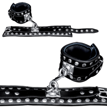 195-3s  Fussfesseln Leder cuffs Fesseln -vorrätig- made in EU