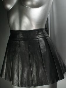 XTLROPLEAT  Lederock leather skirt