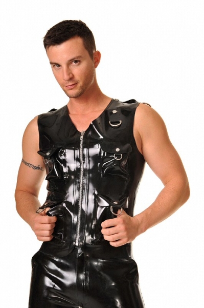 latex waistcoat