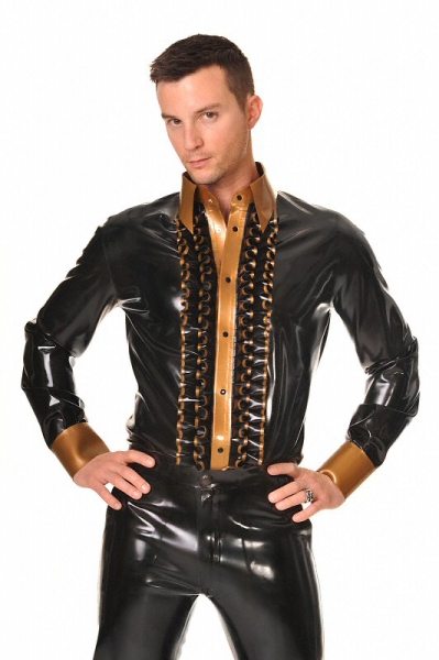 frill latex shirt 138,00 ¤