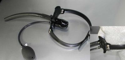 GVE-tube-blow Latex Knebel / gag -  / made in Germany